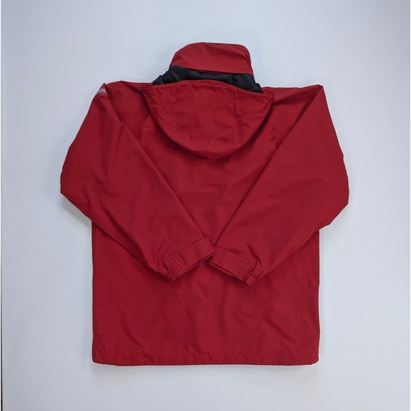 Aigle Gore-Tex Waterproof Jacket Men's XL Red Hooded Shell - Picture 15 of 15
